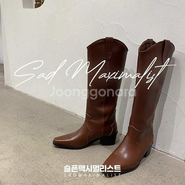 255 260 빅사이즈 여성부츠 롱부츠 2컬러_0160--7