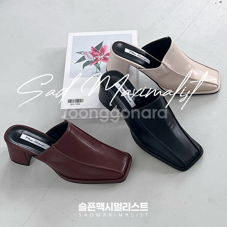 225~250 블로퍼 뮬 슬리퍼 힐 3컬러_0164--1
