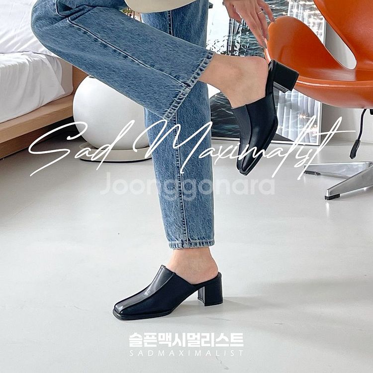 225~250 블로퍼 뮬 슬리퍼 힐 3컬러_0164--8