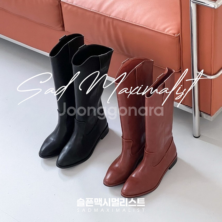 225~250 뾰족코 웨스턴 롱부츠 2컬러_0166--2