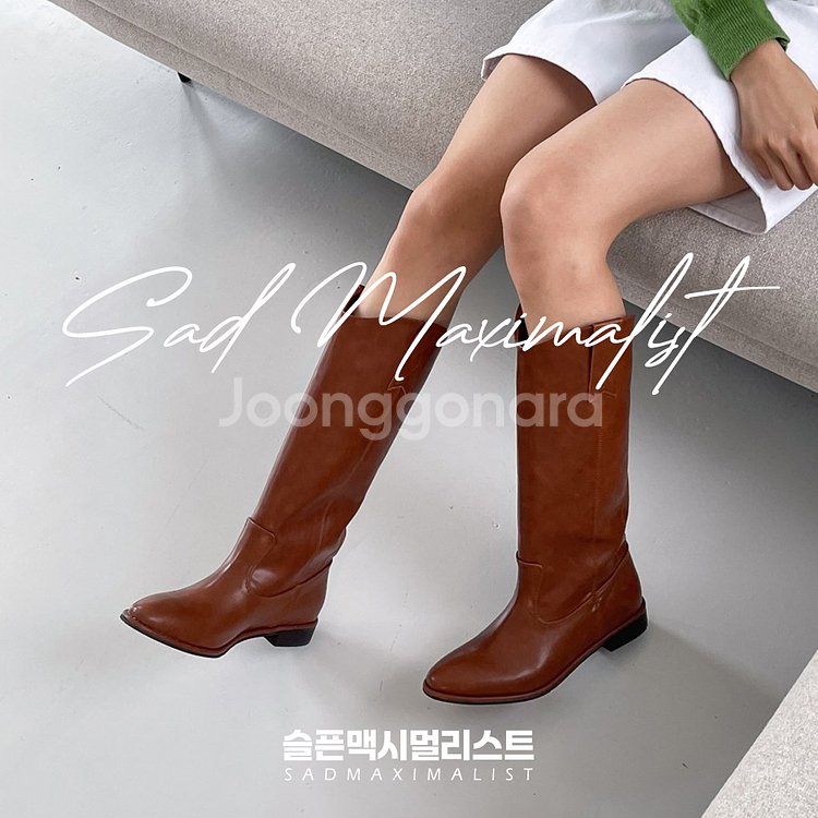 225~250 뾰족코 웨스턴 롱부츠 2컬러_0166--7