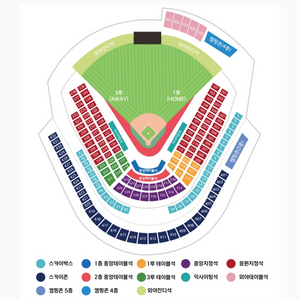 kbo 플레이오프 LG 3차전 1층 중앙테이블 3연석