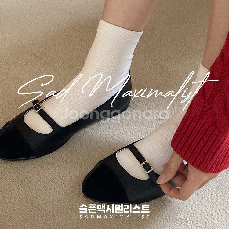 225~250 앞코짧은 스트랩 플랫슈즈 3컬러_0169--8