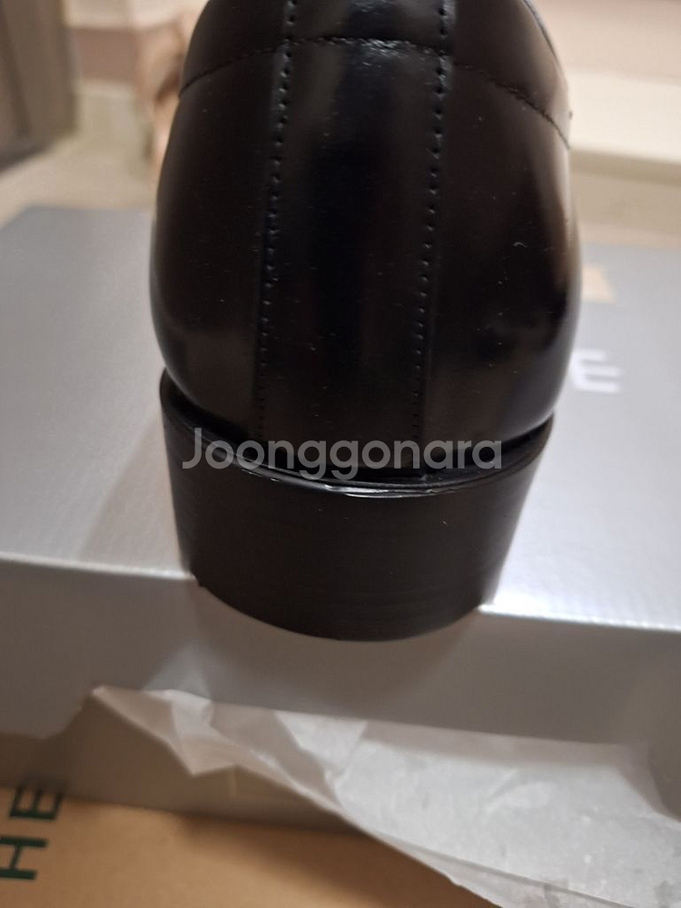 미사용 에스콰이어 새구두.남자신사용 천연가죽구두--4