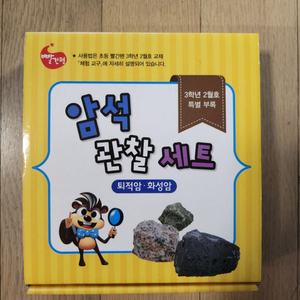 암석 관찰세트 퇴적암,화성암