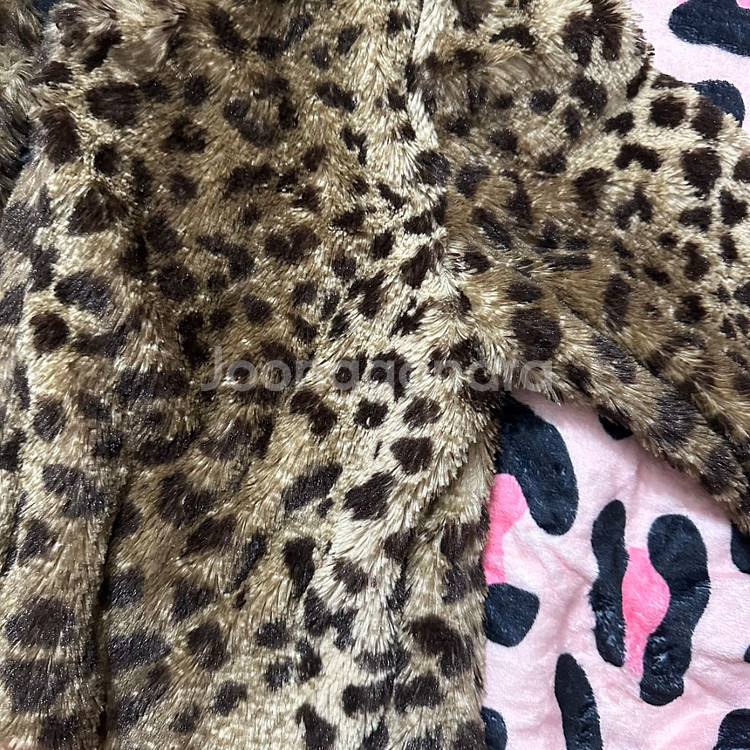 COLZA 호피 퍼자켓 빈티지 오네갸루 라떼갸루--4