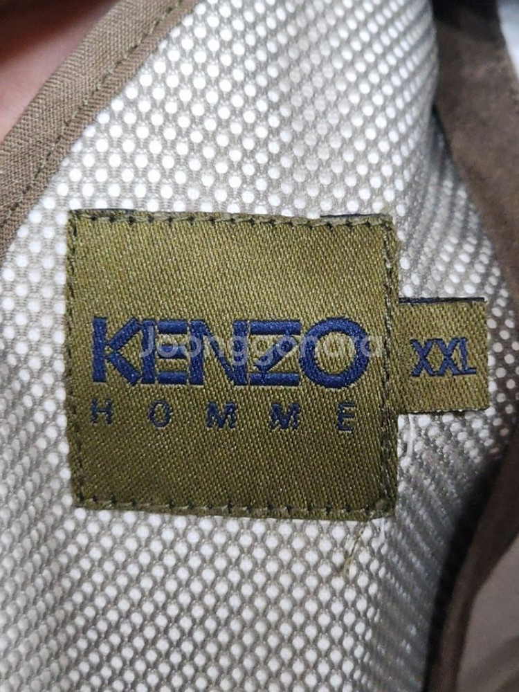 (XXL) 겐조 라이더자켓 빅사이즈 양가죽배색 견장--2