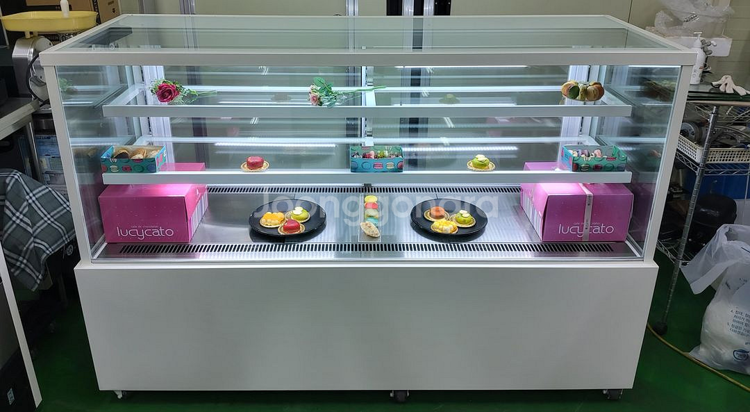 카페용 마카롱 샌드위치 디저트 냉장 쇼케이스--1
