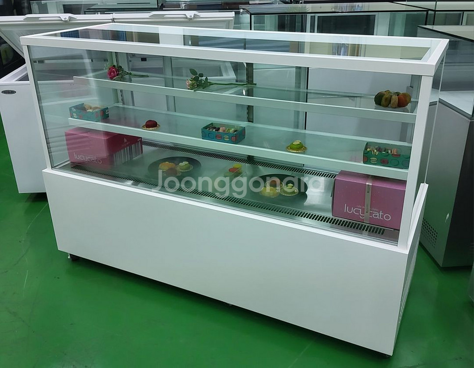 카페용 마카롱 샌드위치 디저트 냉장 쇼케이스--4