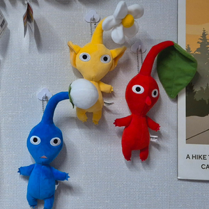 닌텐도 피크민 pikmin 빨강 파랑 노랑 인형 파우치