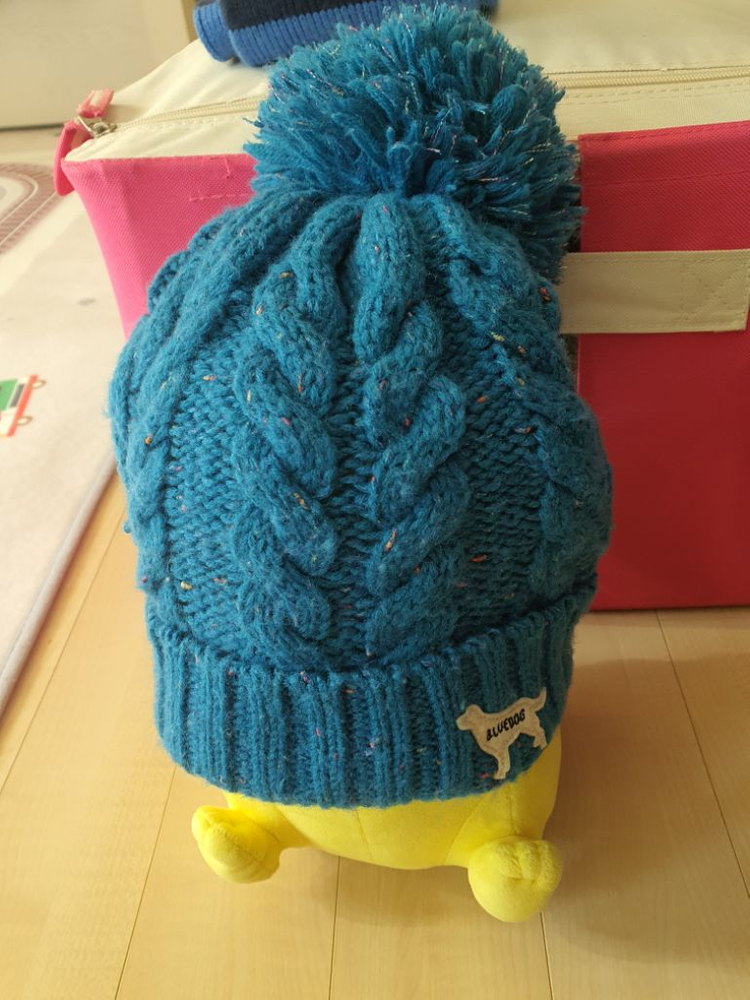 블루독키즈 머플러&털모자--3