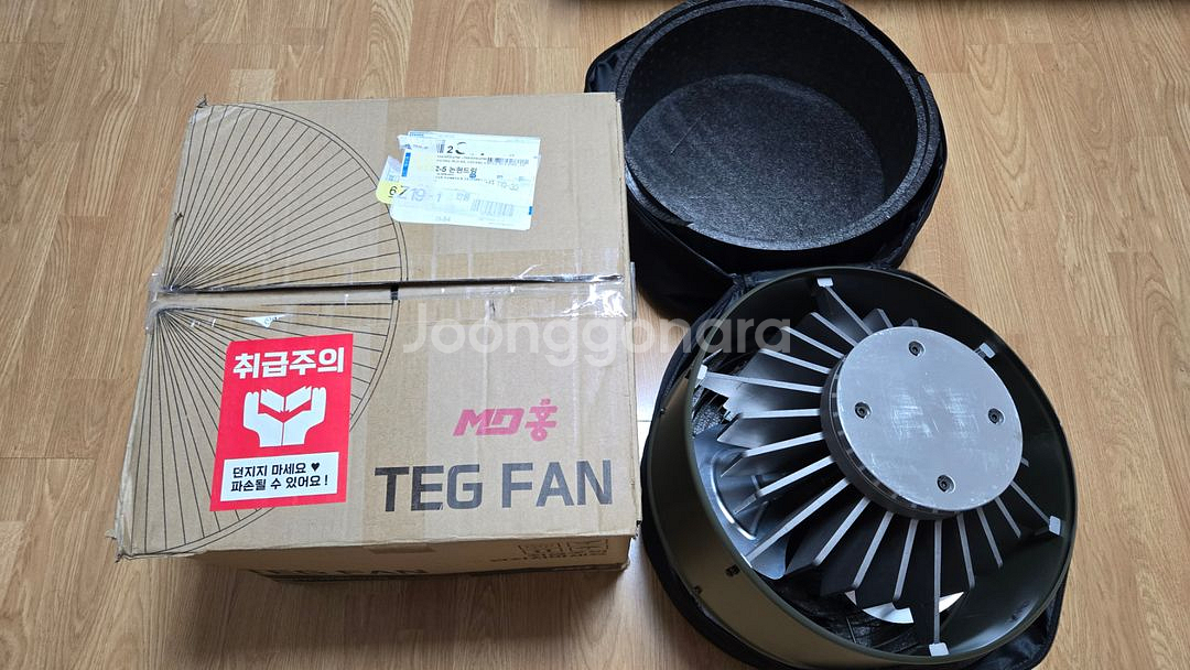 MD홍 캠핑 무동력팬 KTEF--1