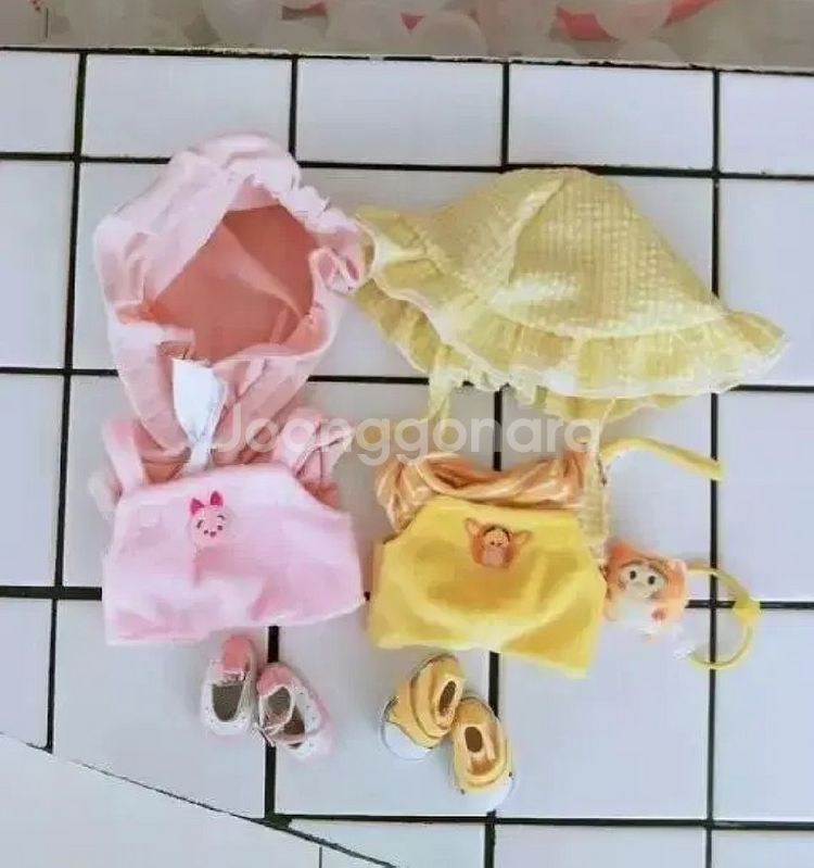 20cm용 솜인형옷 디즈니 멜빵 set, 기모노 set--3