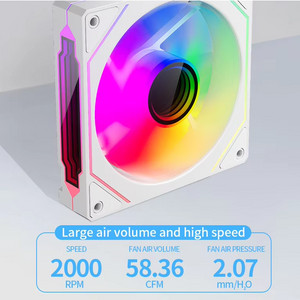 120mm led fan 10개 4핀 3핀 모두사용가능