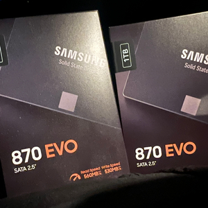 삼성 870EVO 1TB 미개봉 SSD 팝니다