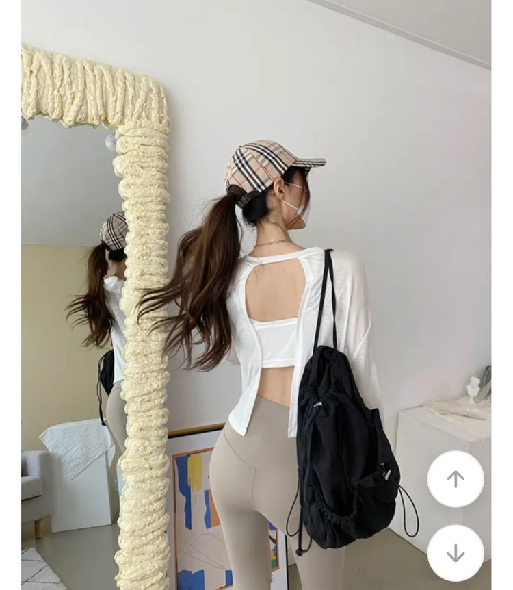 모자 캡모자 체크 베이지 볼캡 이미지