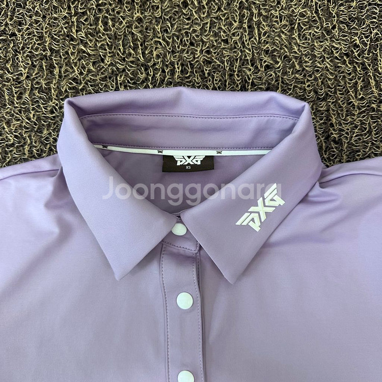 PXG 여성 골프웨어 기능성 반팔티셔츠 상의 퍼플 XS--2