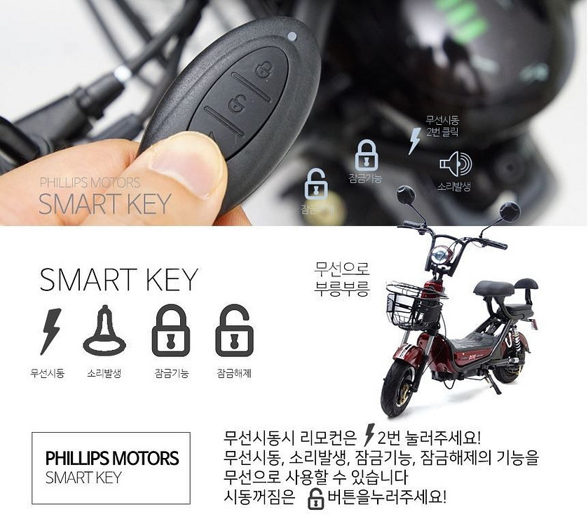 필립스 칠리 전기스쿠터 48V30A--3