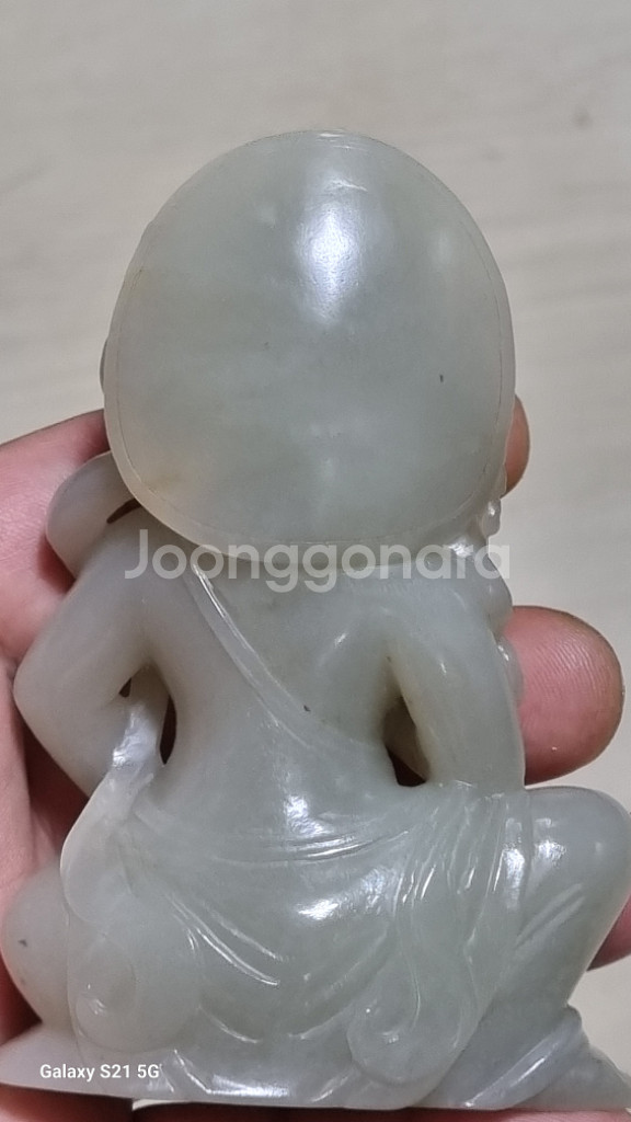 화전옥백옥불상(옛홍콩경매장낙찰구매)--6