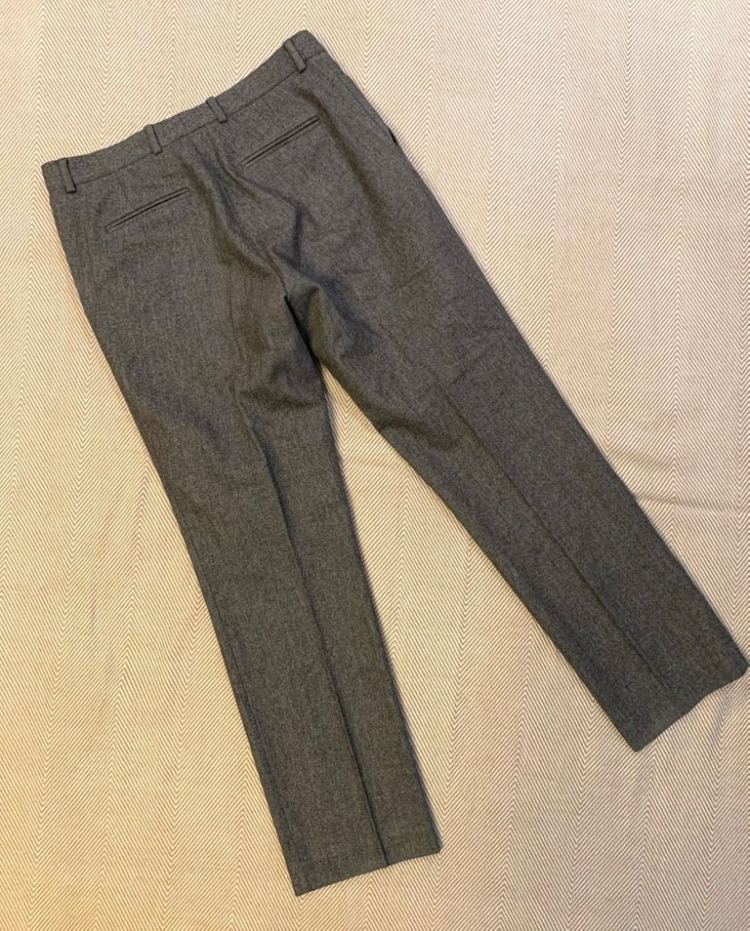 40->20 아페쎄 울 팬츠 슬랙스 그레이 30 31--3