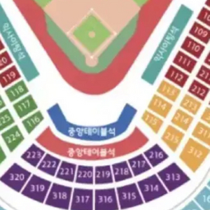 준플레이오프 3차전 중앙지정석 단석 판매