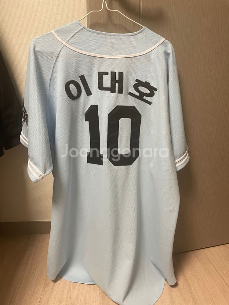 최강야구 스카이블루 유니폼 이대호 마킹 120사이즈--1