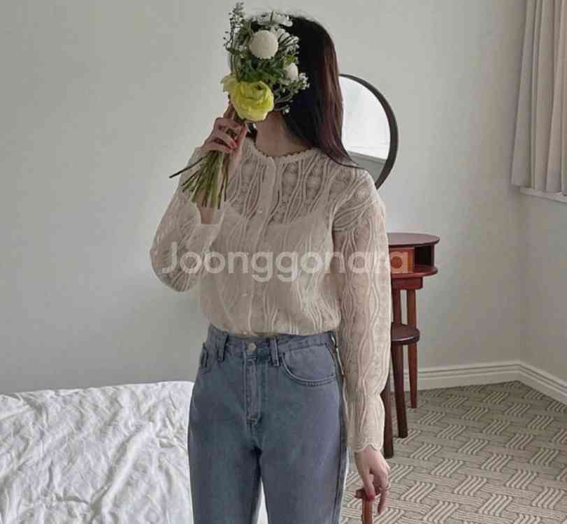 핫핑 시에나 레이스 블라우스 2사이즈--4