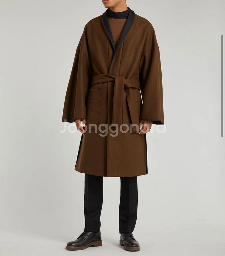 르메르 21fw 기모노 코트 카멜 44 사이즈--5