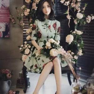 밀크코코아 940-red rose dress