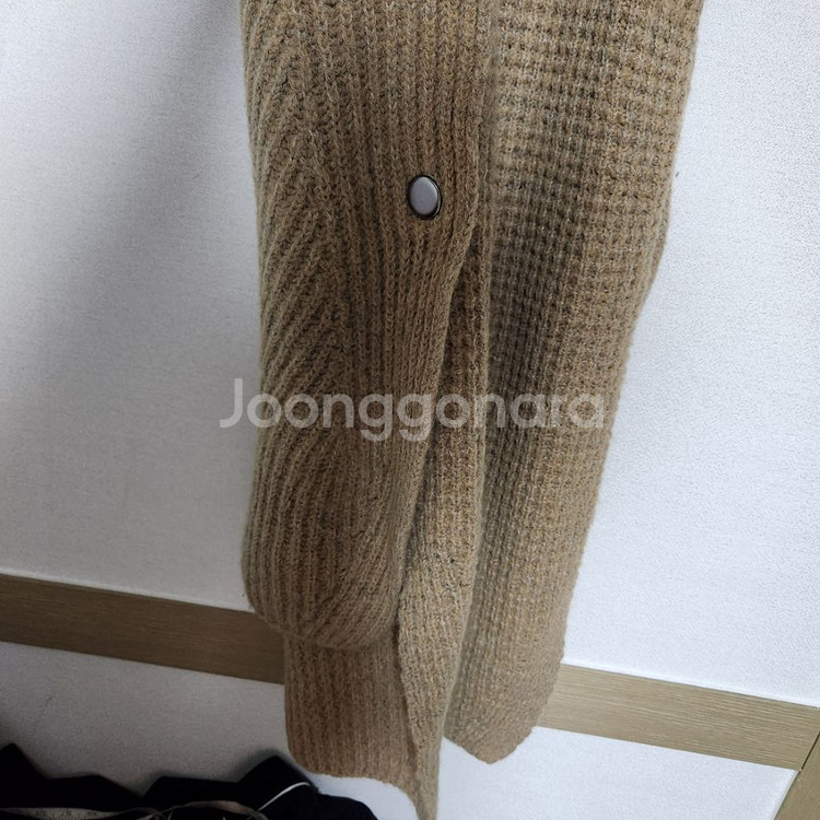 한섬 시스템 롱 니트 베스트 90--2