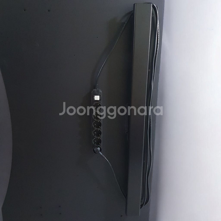 루나랩 모션데스크(블랙/핑크)+PC홀더+듀얼모니터암--5