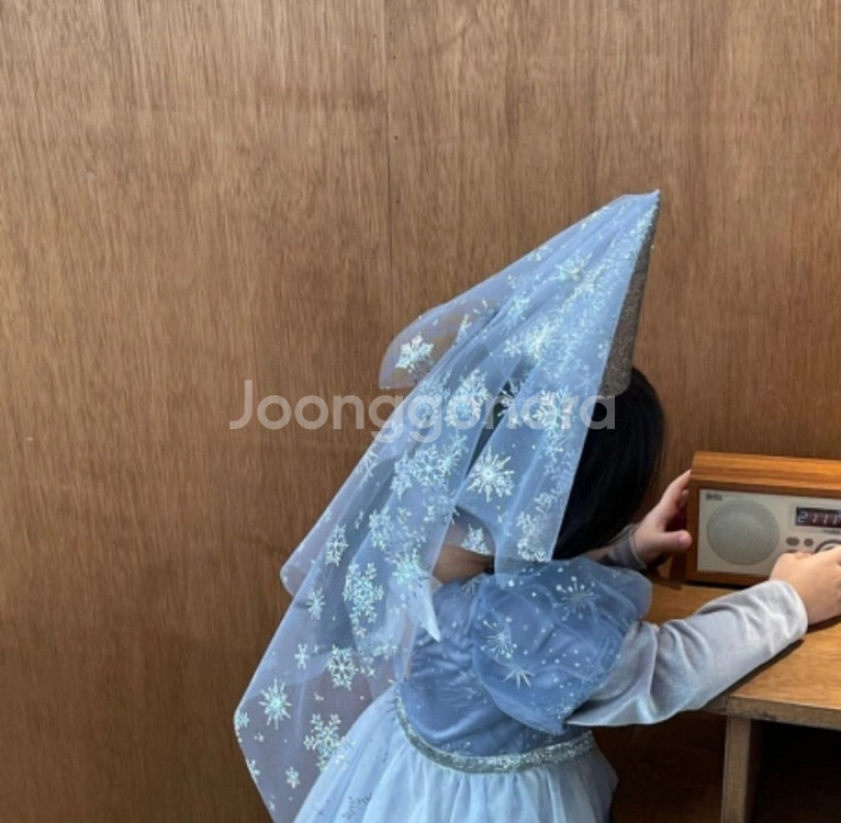 오브브리에 엘사드레스m+파티햇 새상품--2