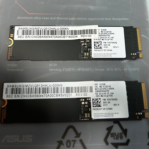 삼성 SSD m.2 nvme pm991 512gb