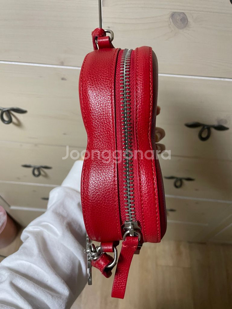 비비안웨스트우드 레드 하트 미니백--2