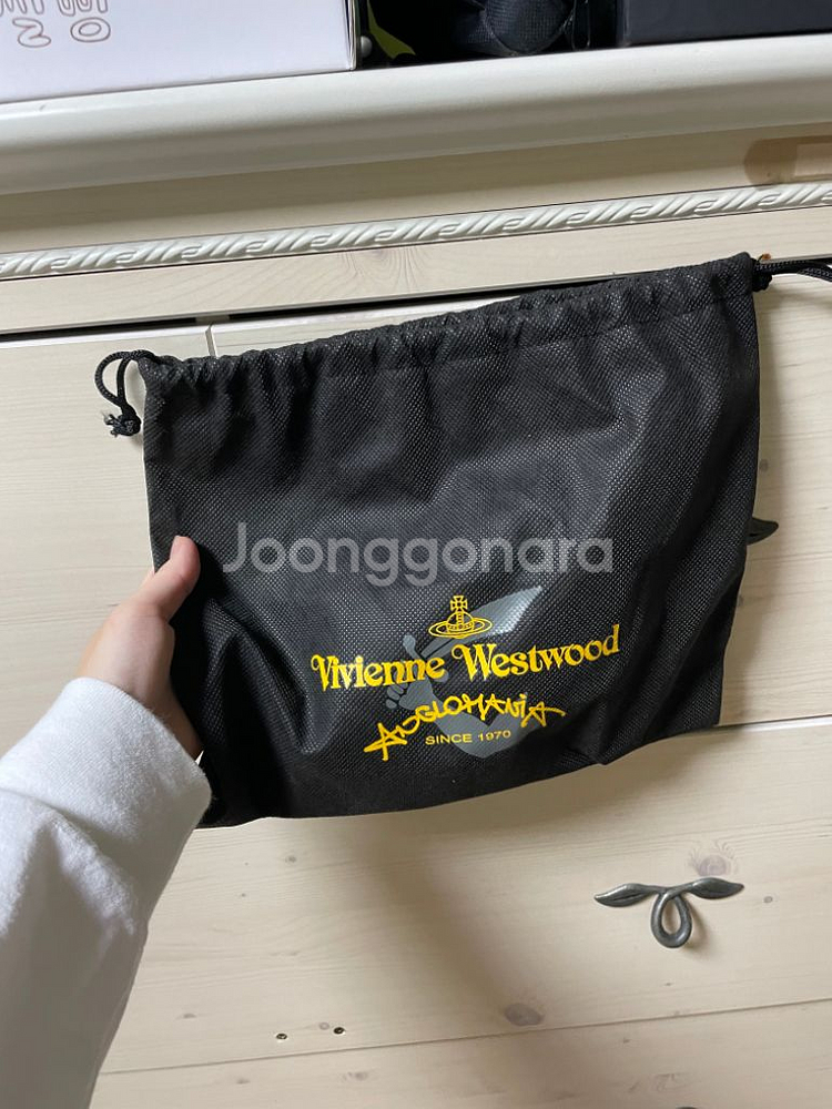 비비안웨스트우드 레드 하트 미니백--7