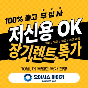 싼타페TM 디젤 저신용장기렌트 [무심사진행]