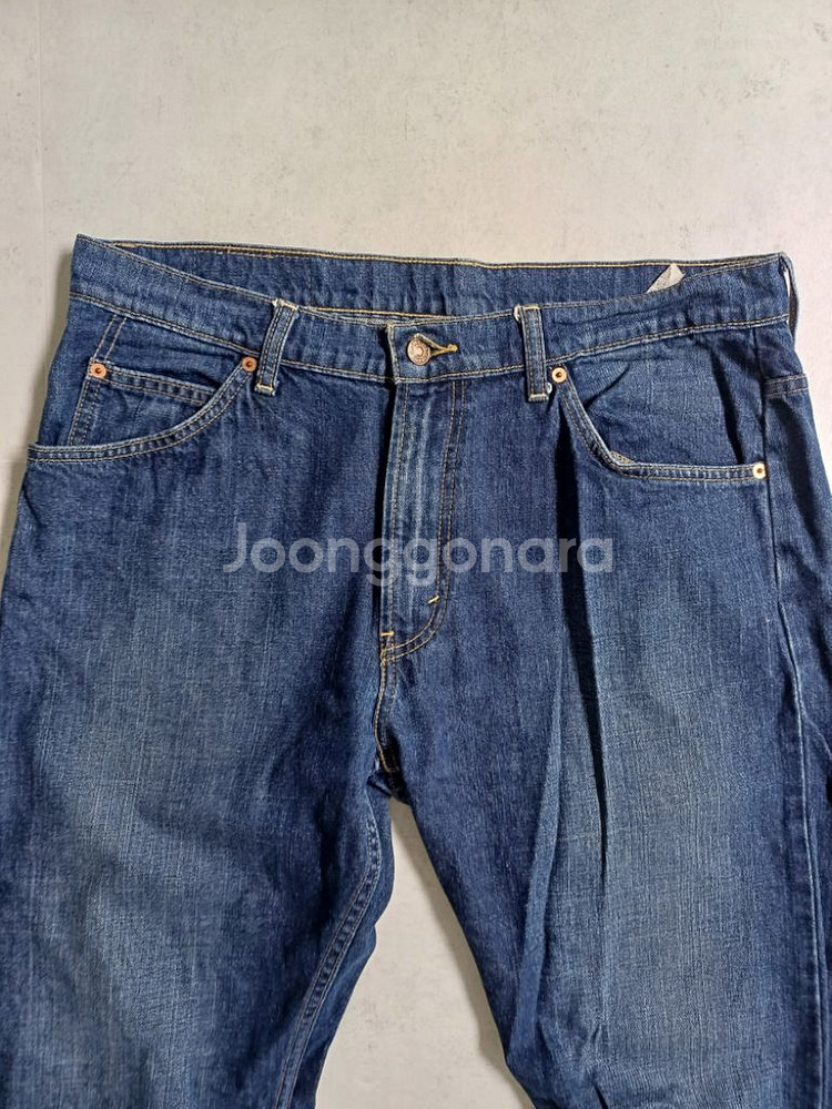 남성 리바이스 523 통일자핏 데님청바지 (36)--1
