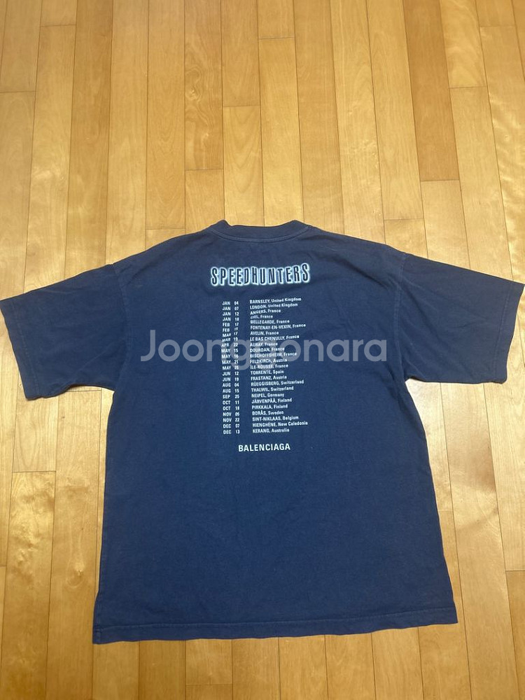 발렌시아가 스피드헌터 반팔--1