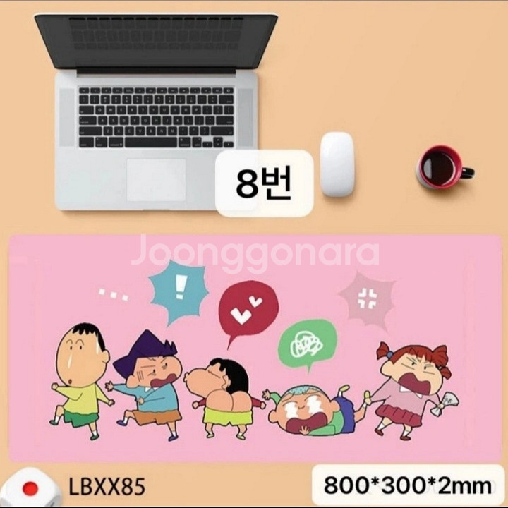 새상품-짱구는 못말려 마우스패드/키보드패드 귀여운캐릭터--7