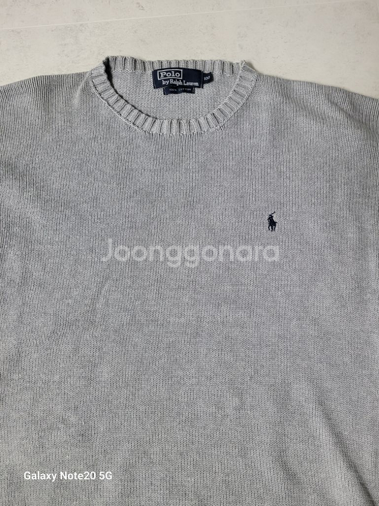 남성 폴로랄프로렌 빅사이즈 라운드넥 면니트 (110)--2