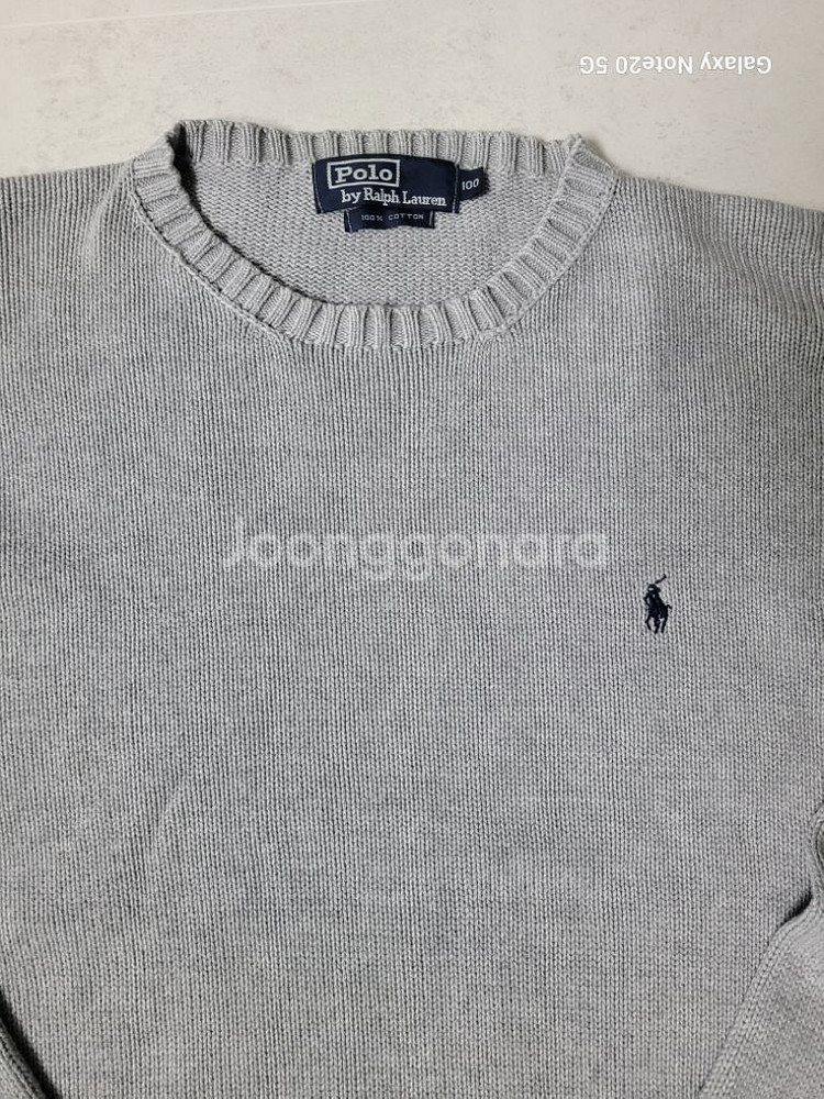 남성 폴로랄프로렌 빅사이즈 라운드넥 면니트 (110)--5