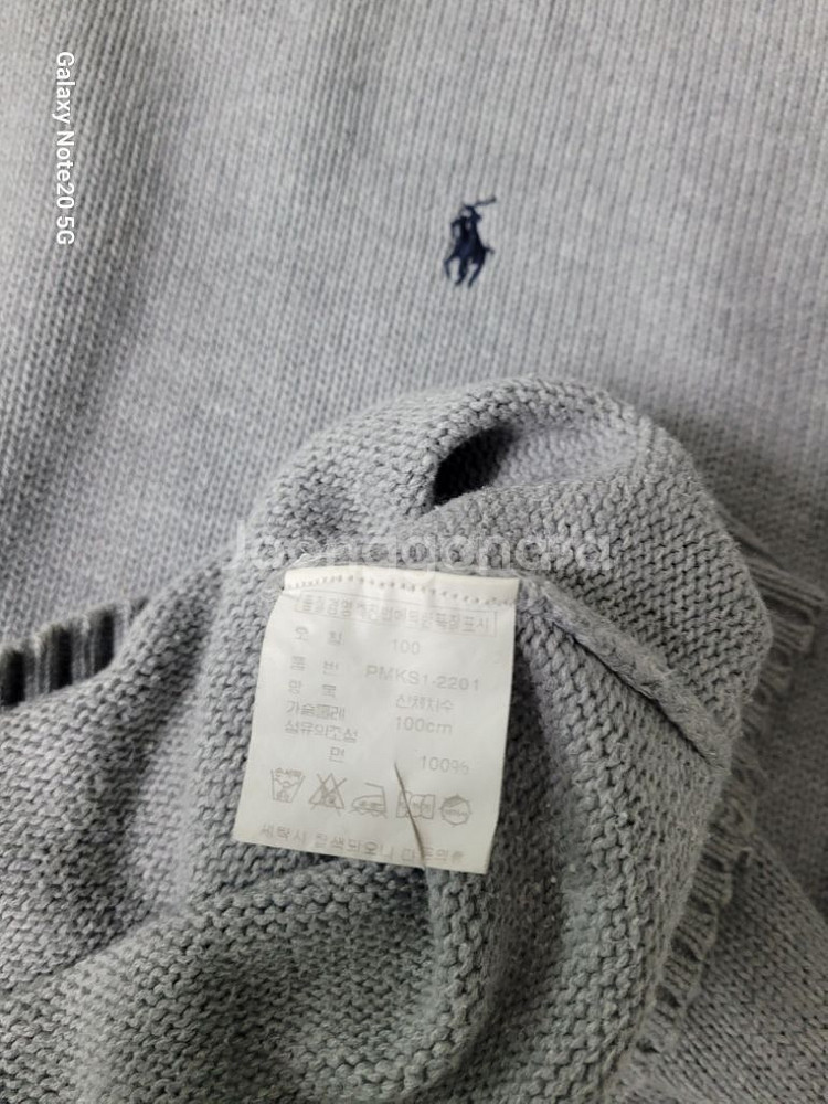 남성 폴로랄프로렌 빅사이즈 라운드넥 면니트 (110)--6