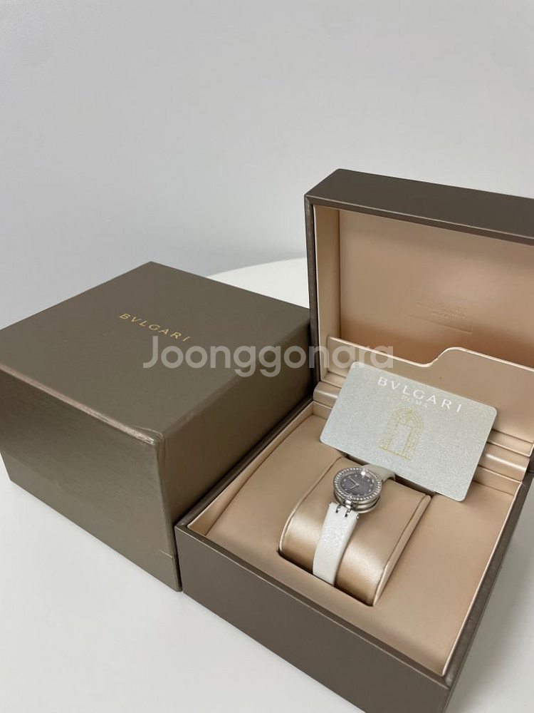 할인.불가리 비제로원 베젤 다이아 12p 여성시계--1