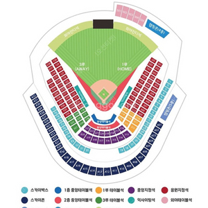 준플레이오프 3차전 중앙스카이석 2연석 판매합니다