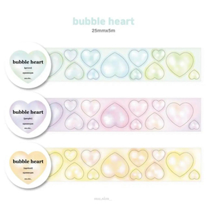 [무심한하루] bubble heart 키스컷 마테띵