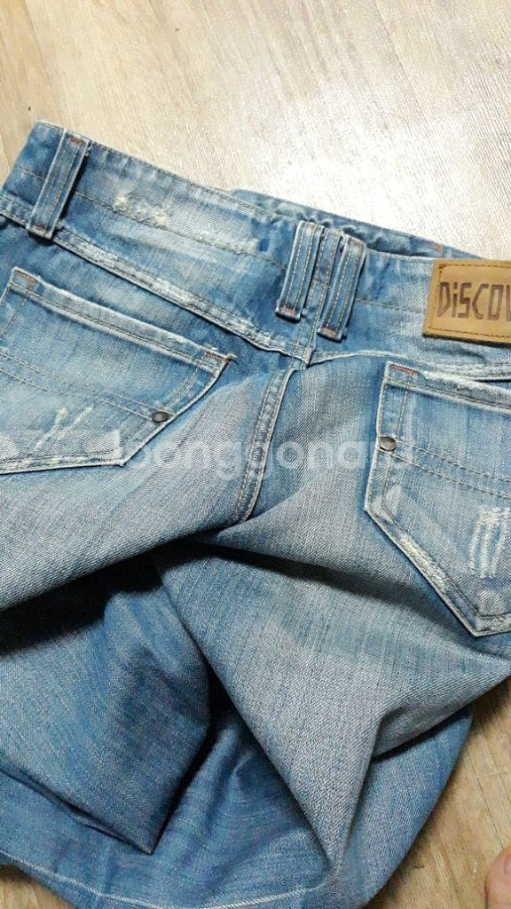 새제품 세미 부츠컷 청바지 워싱데님 28--4