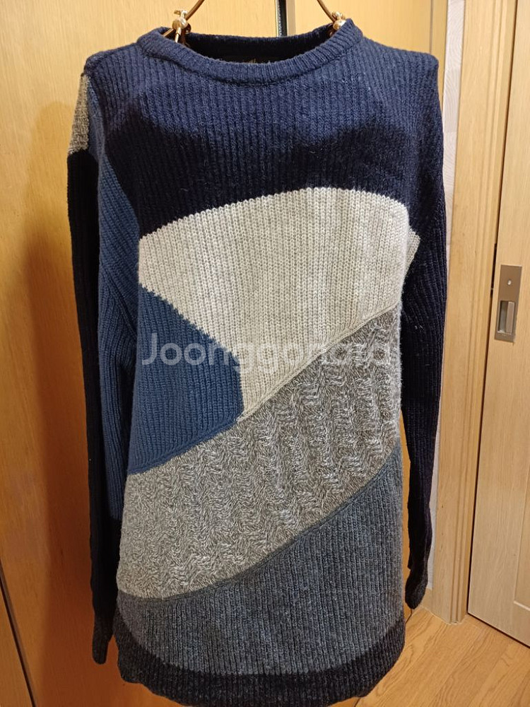 코오롱 커스텀멜로우 니트 스웨터 40 size--1