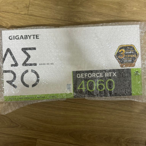 긱바 RTX4060 Aero 미개봉