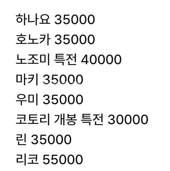 넨도로이드 러브라이브 시리즈 팔아요--1