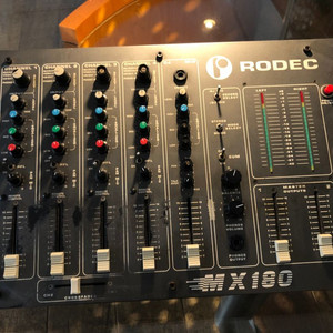 로덱 Rodec mx180 mixer 디제이 믹서 판매